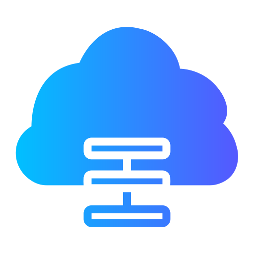 computación en la nube icono gratis