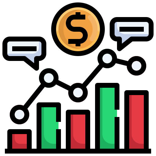 Market analysis free icon