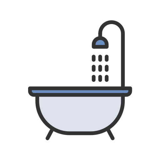 baignoire Icône gratuit baignoire Icône gratuit
