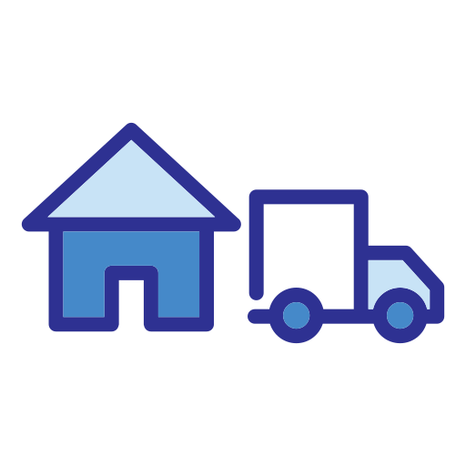 Delivery truck Generic Blue icon