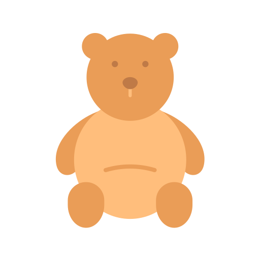 oso de peluche icono gratis