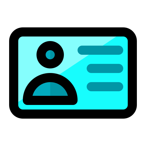 Id card Generic Outline Color icon