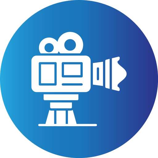 camara de video icono gratis