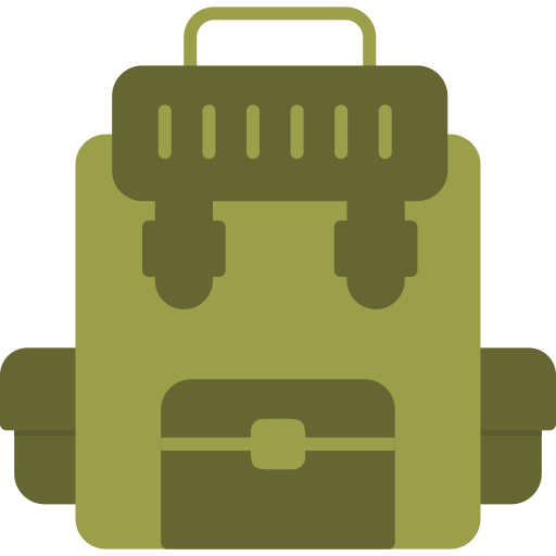 Backpack Generic Flat icon