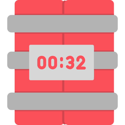 bomba de tiempo icono gratis