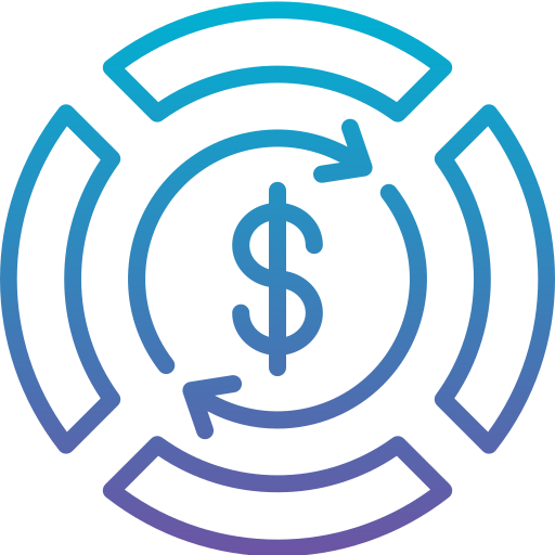 ingresos icono gratis