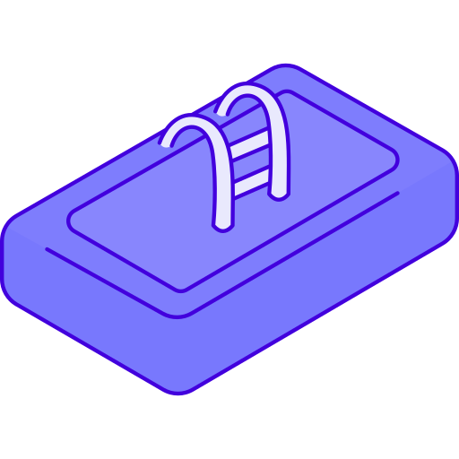 Swimming Pool Generic Thin Outline Color Icon