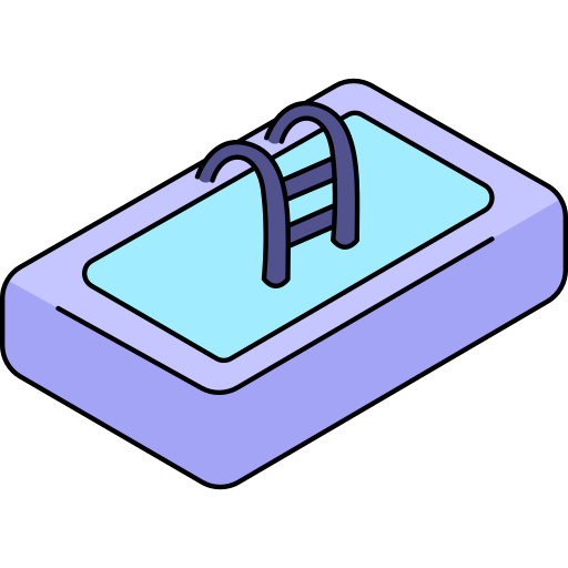 Swimming pool Generic Thin Outline Color icon