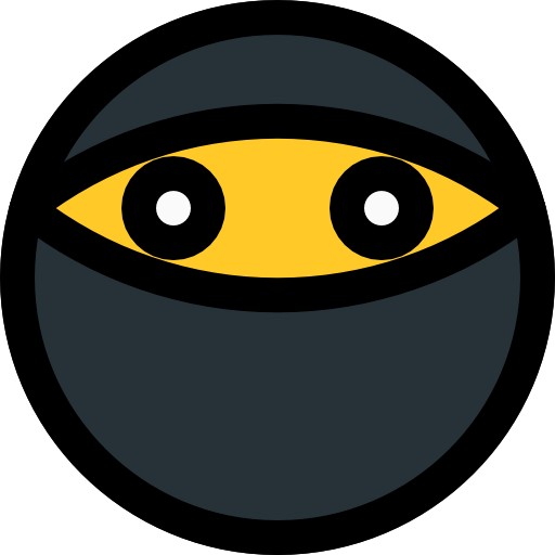 Ninja Pixel Perfect Lineal Color Icon