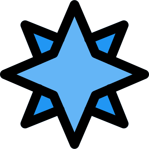 Wind rose free icon