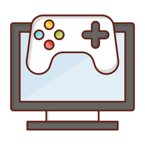 Video controller Generic Outline Color icon