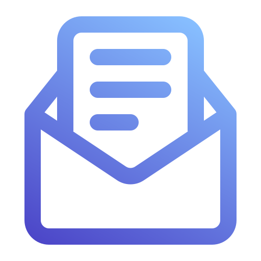 Open email - Free communications icons