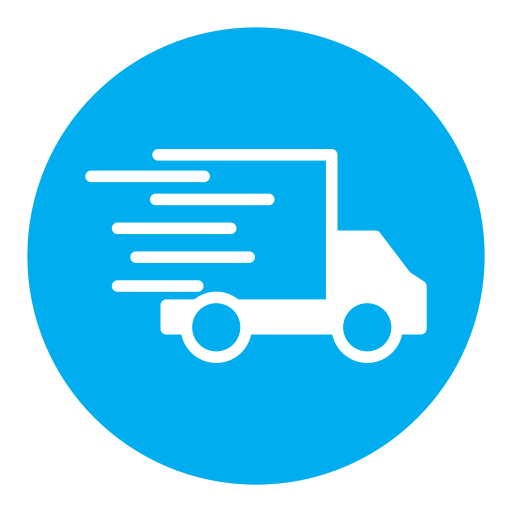 camión de reparto icono gratis