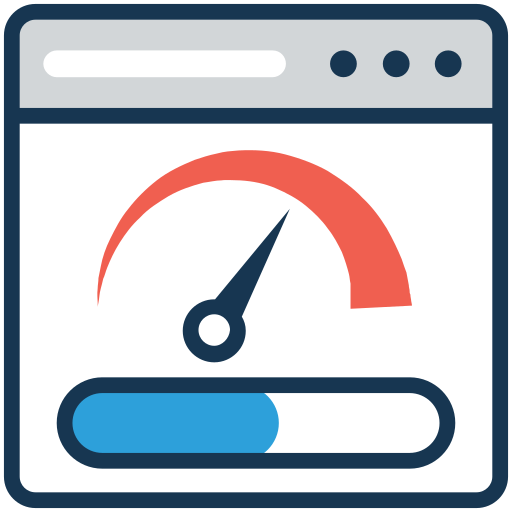 velocidad de página icono gratis