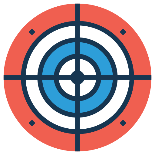 Target Generic Outline Color icon