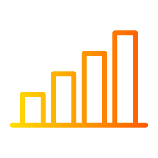 gráfico de barras icono gratis