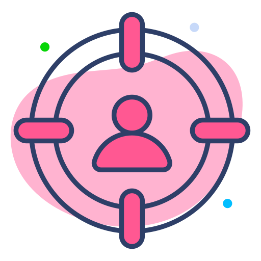 público objetivo icono gratis