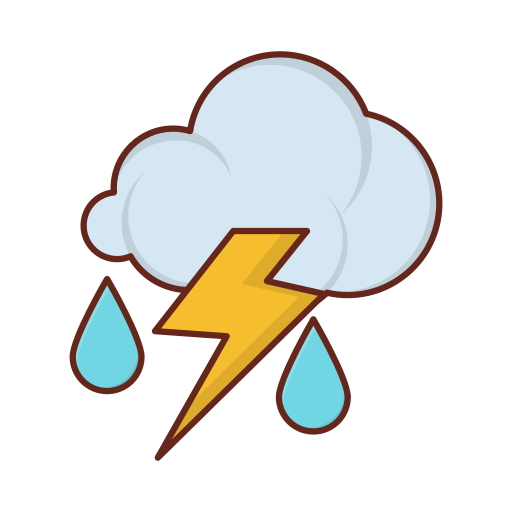 Storm Generic Outline Color icon