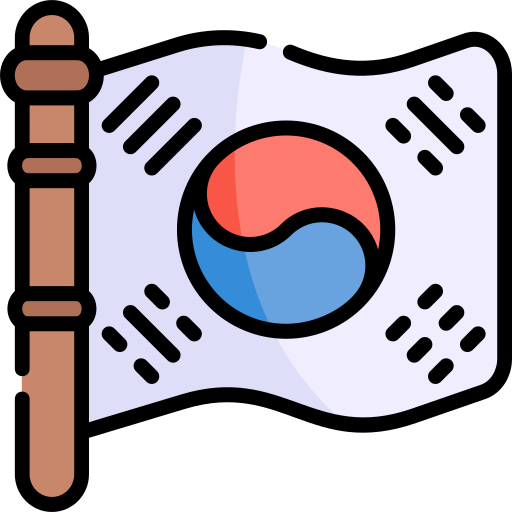 corea del sur icono gratis