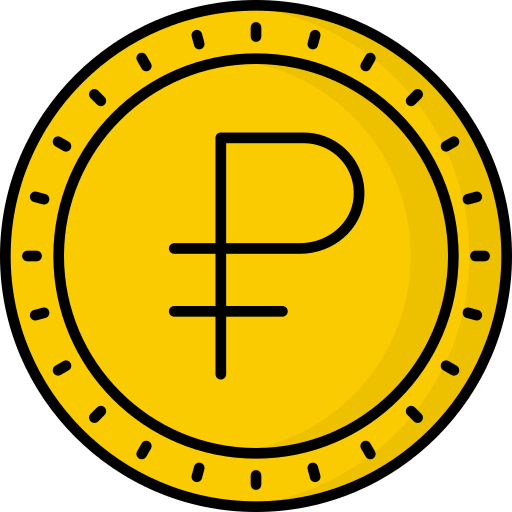 rublo icono gratis