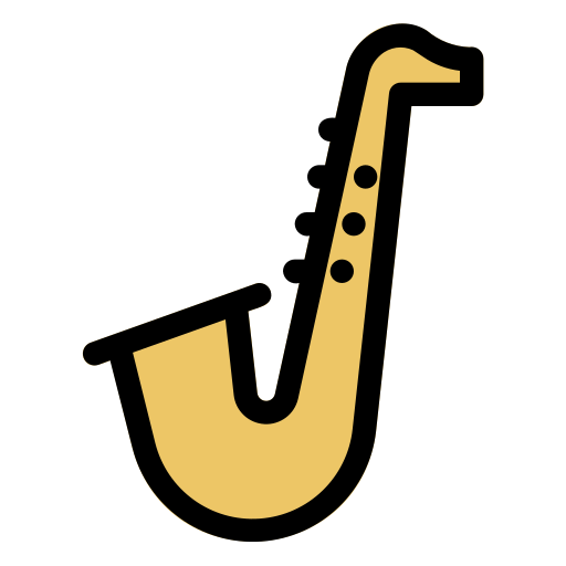 saxofón icono gratis