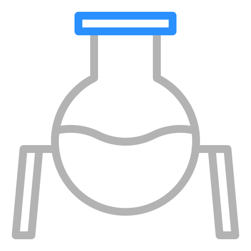 Flask Generic Outline Color Icon