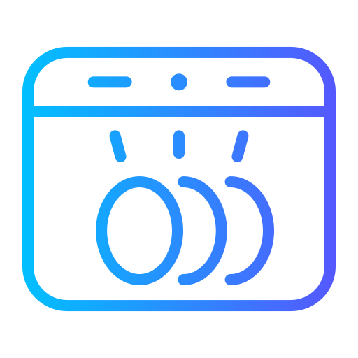 Dishwasher free icon Dishwasher free icon