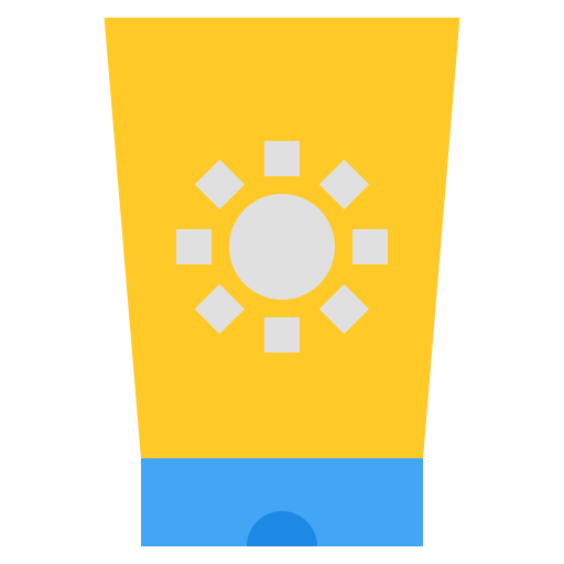 crema solar icono gratis