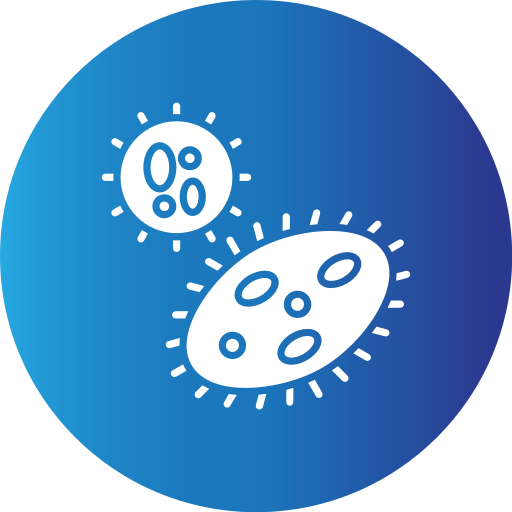 Bacteria Generic Blue icon