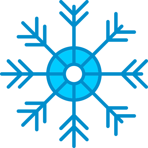 Weather Clipart-white snowflake on blue background clip art