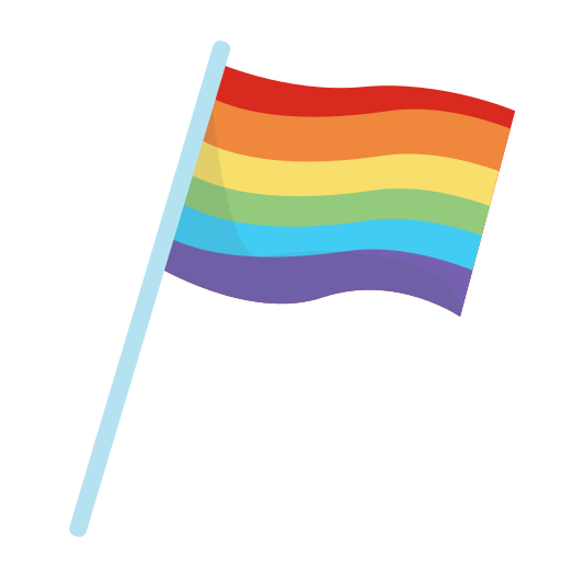 bandera arcoiris gratis sticker