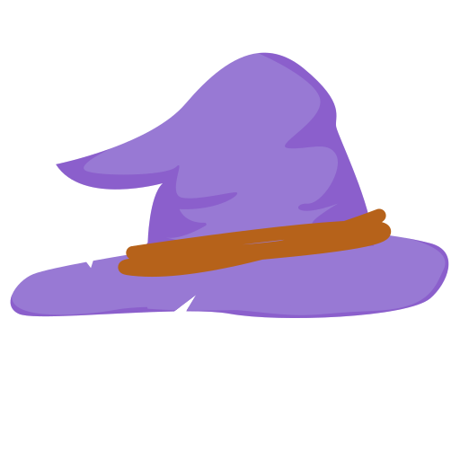 sombrero de bruja icono gratis