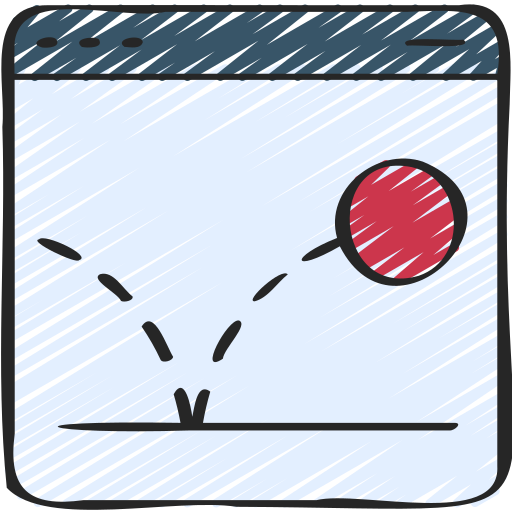 Bounce rate free icon Bounce rate free icon