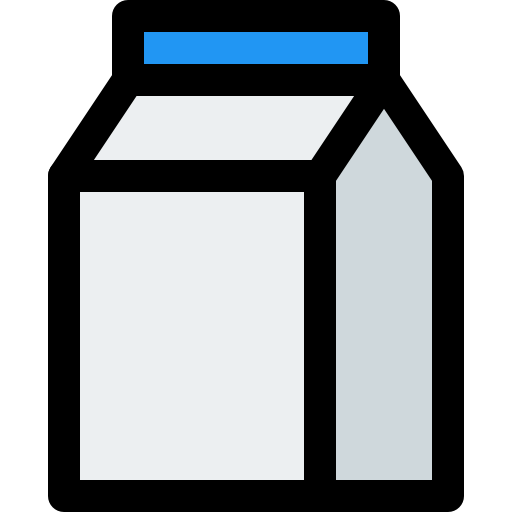 Milk Pixel Perfect Lineal Color icon