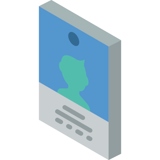 tarjeta de identificación icono gratis