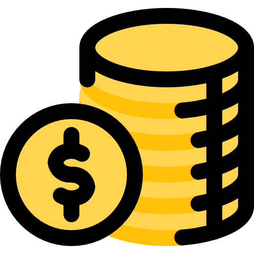 monedas icono gratis