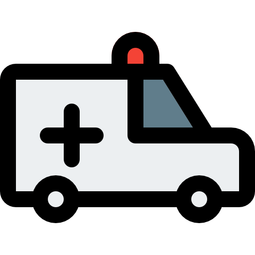 Ambulance Pixel Perfect Lineal Color icon