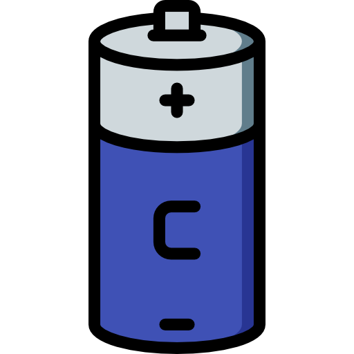 Battery Basic Miscellany Lineal Color icon