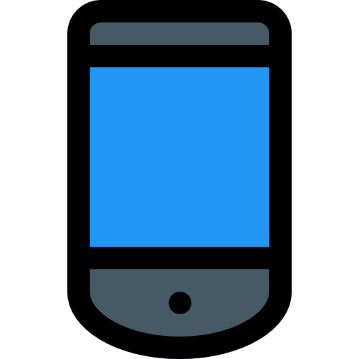 Mobile phone Pixel Perfect Lineal Color icon