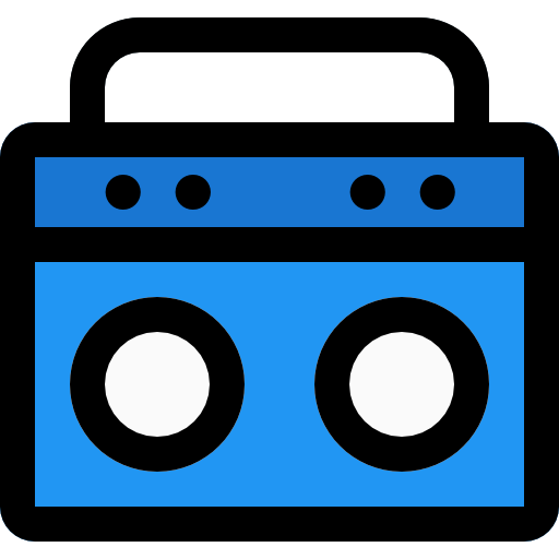Boombox free icon