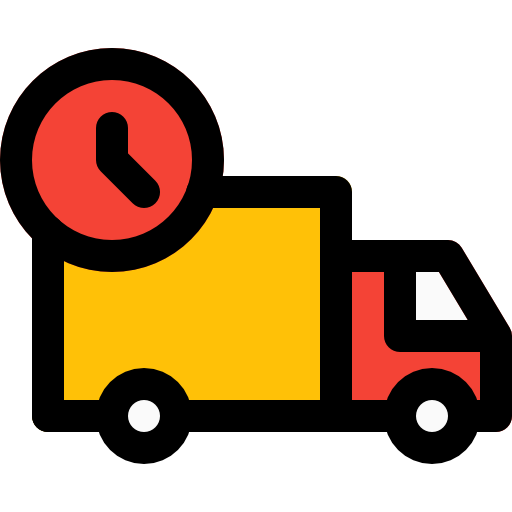 Delivery truck Pixel Perfect Lineal Color icon