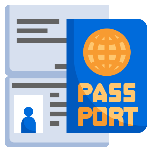 pasaporte icono gratis