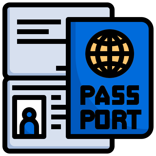 pasaporte icono gratis