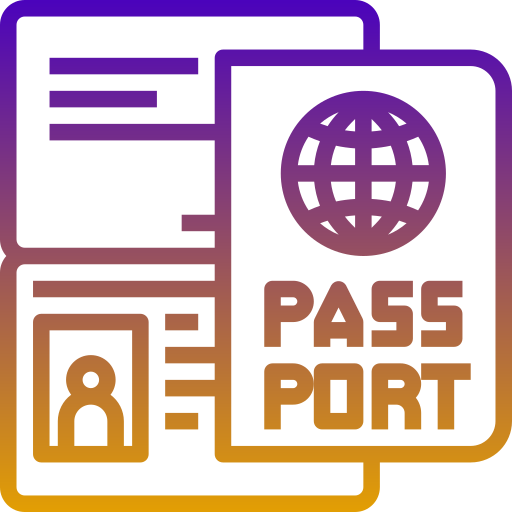 pasaporte icono gratis