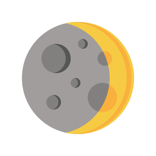 Moon phase free icon