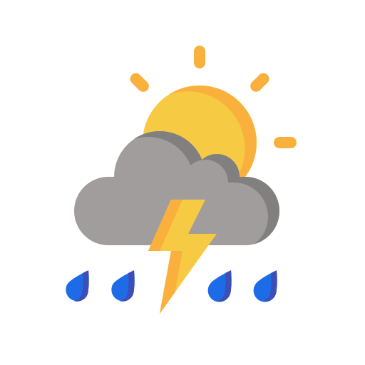 Thunderstorm-sun Generic Flat icon