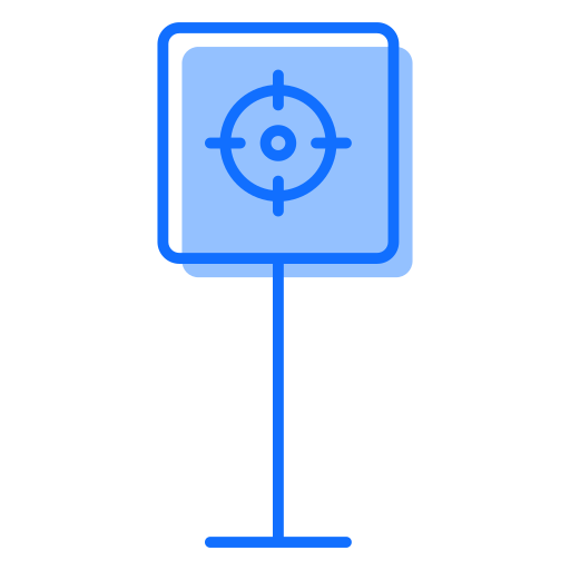 Shooting range free icon