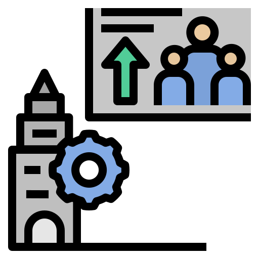 compañía icono gratis