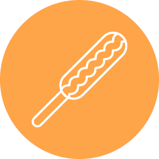 perro de maíz icono gratis