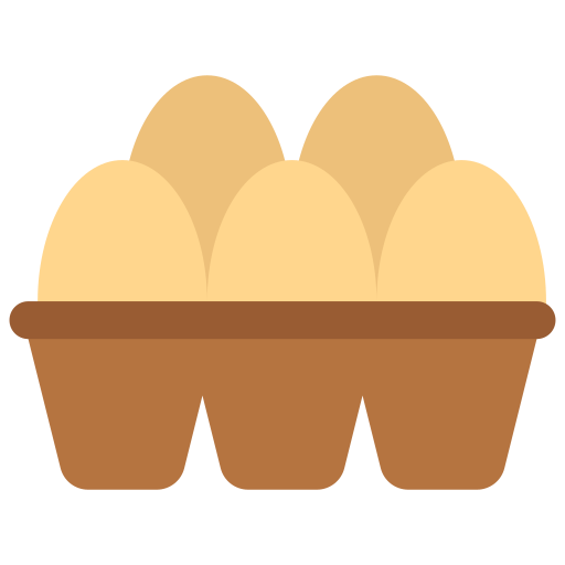 Eggs Juicy Fish Flat icon